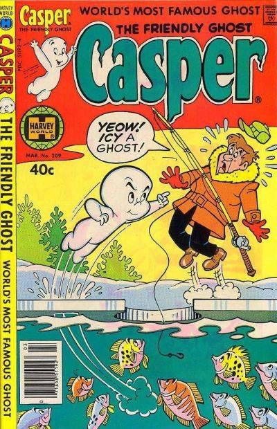 The Friendly Ghost Casper #209 cover