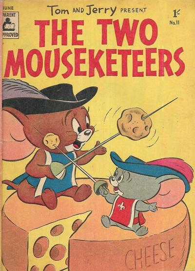 Tom and Jerry Present the Two Mouseketeers #11 cover