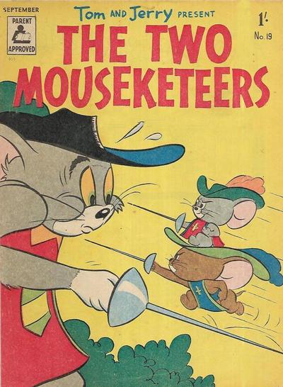 Tom and Jerry Present the Two Mouseketeers #19 cover