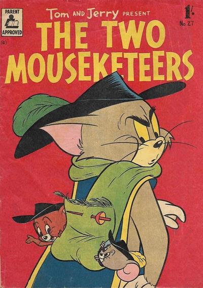 Tom and Jerry Present the Two Mouseketeers #27 cover