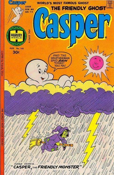 The Friendly Ghost Casper #193 cover