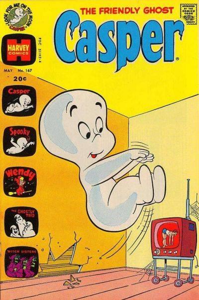 The Friendly Ghost Casper #167 cover