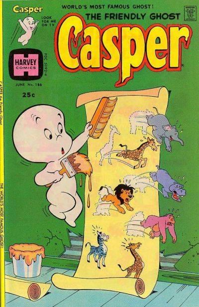 The Friendly Ghost Casper #186 cover