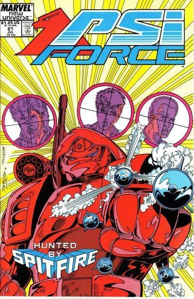 Psi-Force #21 cover
