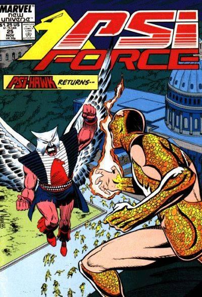Psi-Force #25 cover