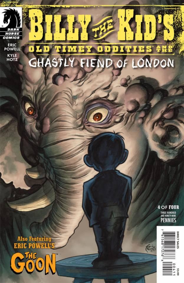 Billy the Kid's Old Timey Oddities and the Ghastly Fiend of London #4 cover