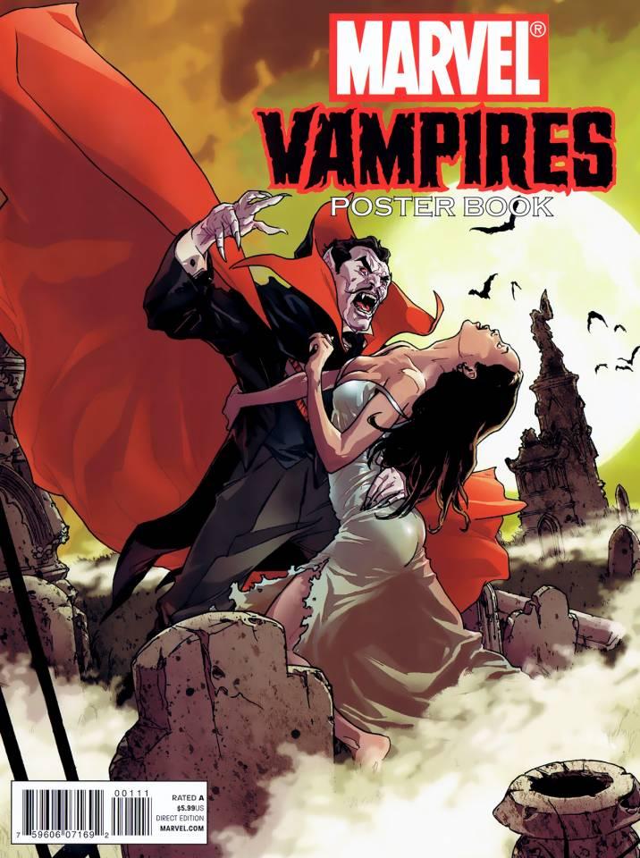 Marvel Vampires Poster Book cover — © Marvel