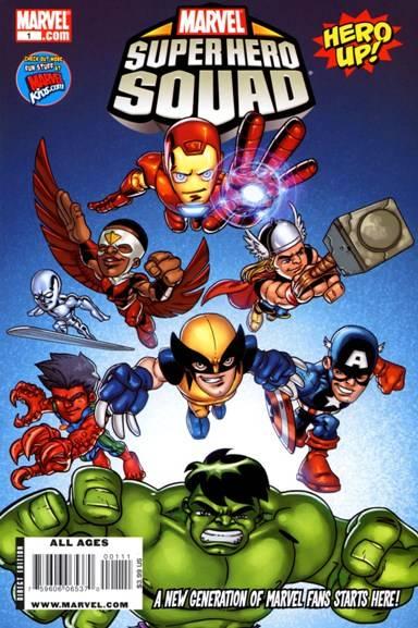 Marvel Super Hero Squad Hero Up cover — © Marvel