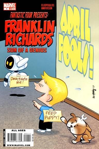 Franklin Richards: April Fools #1 cover