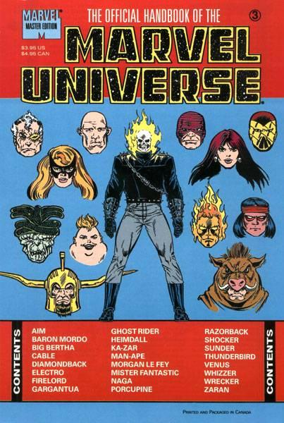 The Official Handbook of the Marvel Universe: Master Edition #3