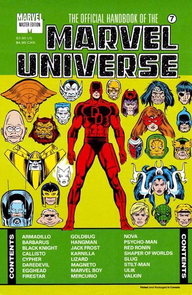 The Official Handbook of the Marvel Universe: Master Edition #7