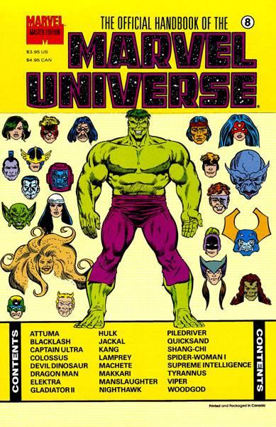 The Official Handbook of the Marvel Universe: Master Edition #8