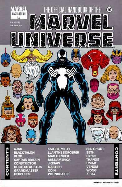 The Official Handbook of the Marvel Universe: Master Edition #10
