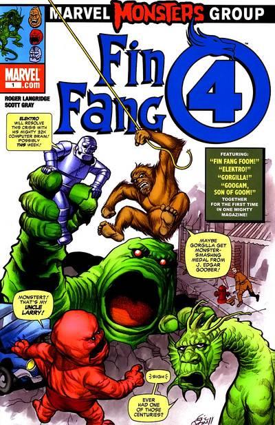 Marvel Monsters: Fin Fang 4 cover — © Marvel