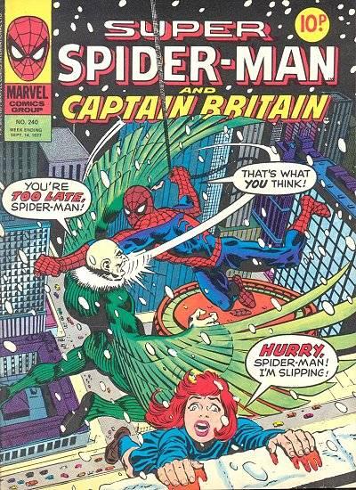 Super Spider-Man and Captain Britain #240