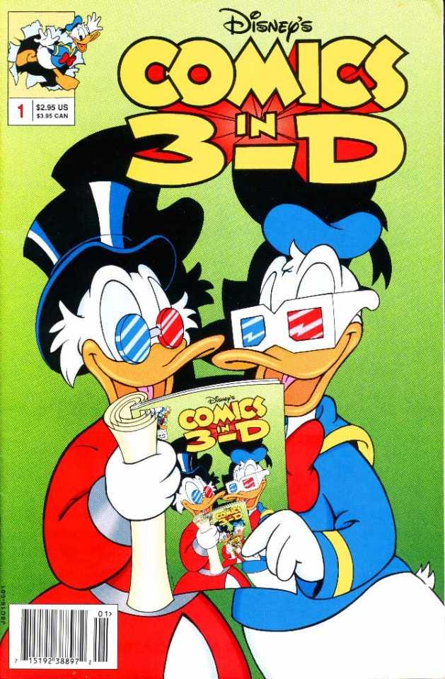 Disney's Comics in 3-D cover — © Disney
