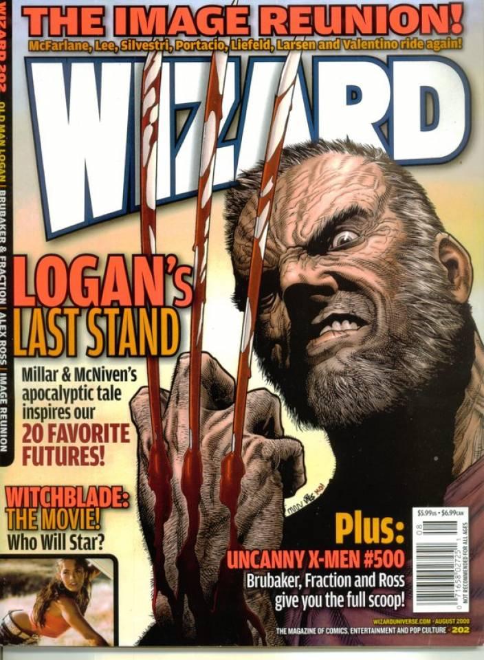 Wizard: The Comics Magazine #202 cover