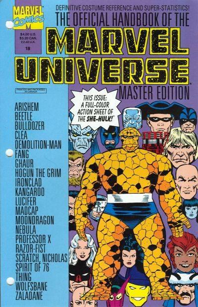 The Official Handbook of the Marvel Universe: Master Edition #18