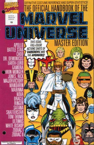 The Official Handbook of the Marvel Universe: Master Edition #19