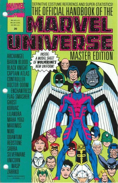 The Official Handbook of the Marvel Universe: Master Edition #20