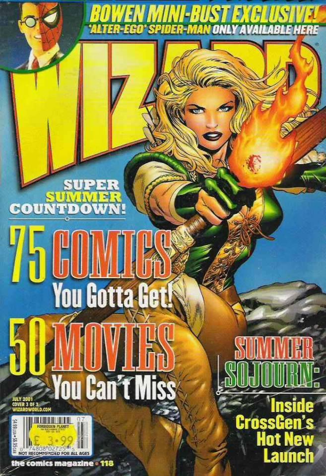 Wizard: The Comics Magazine #118 cover