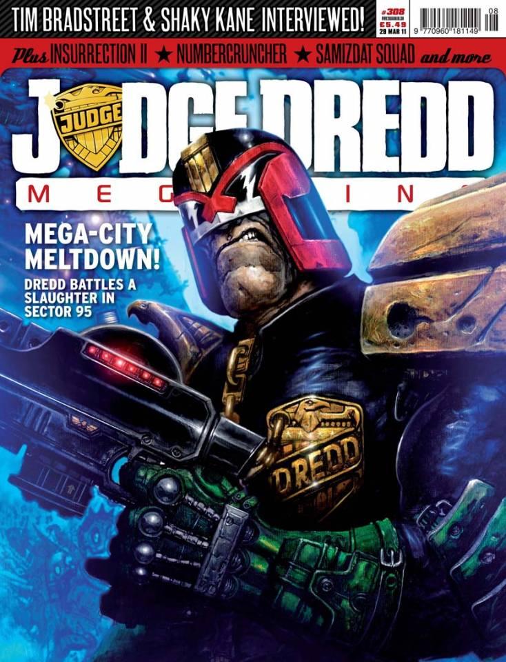 Judge Dredd Megazine #308 cover