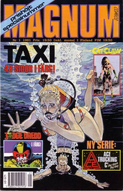 Magnum Comics #199101 cover
