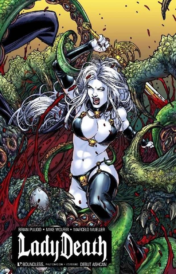 Lady Death Debut Ashcan #1 cover