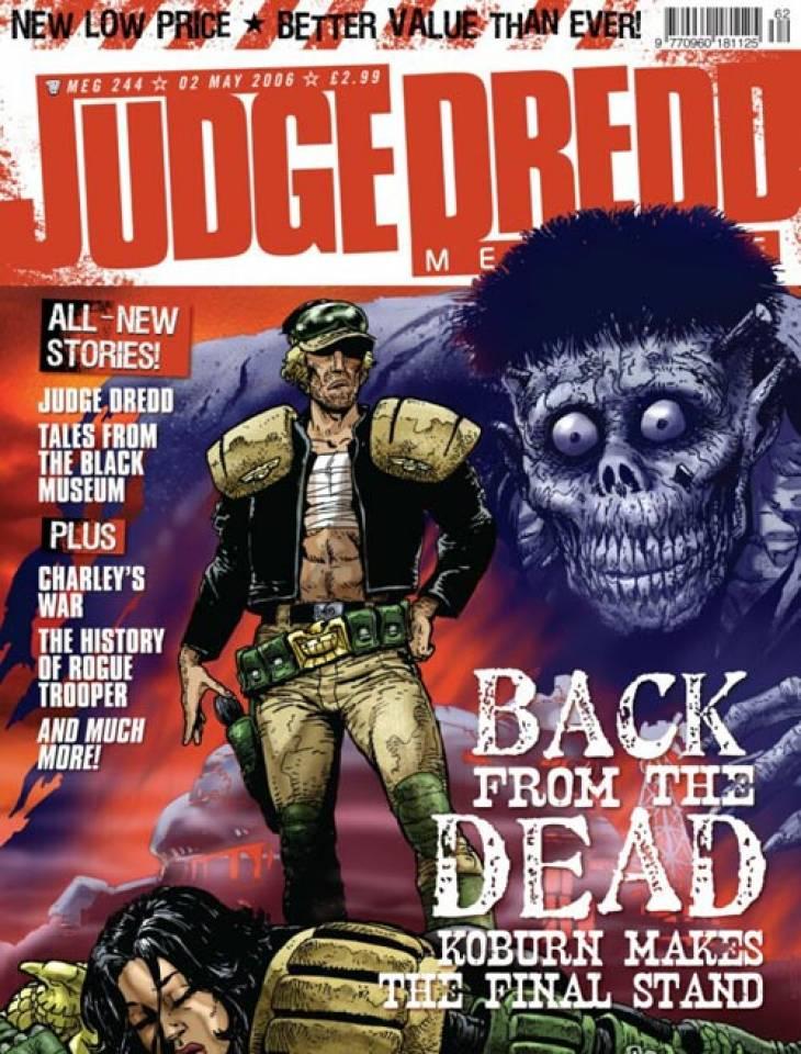 Judge Dredd Megazine #244 cover