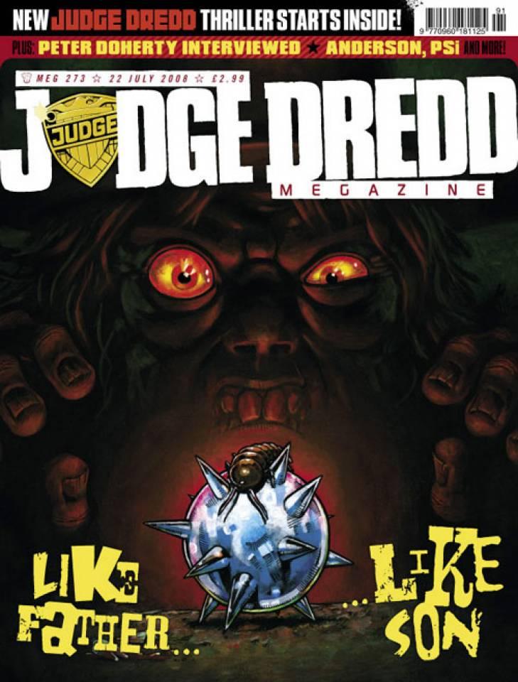 Judge Dredd Megazine #273 cover