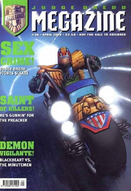 Judge Dredd: The Megazine #40 cover
