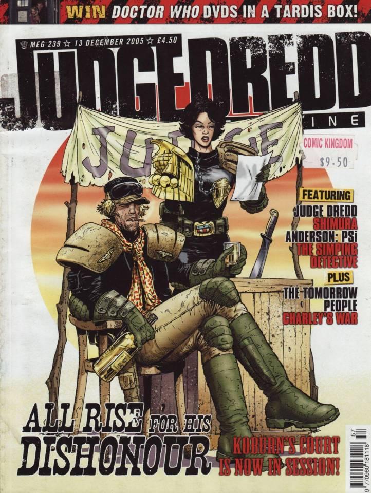 Judge Dredd Megazine #239 cover