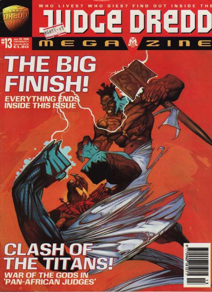 Judge Dredd: The Megazine #13 cover