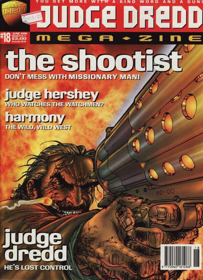 Judge Dredd: The Megazine #18 cover