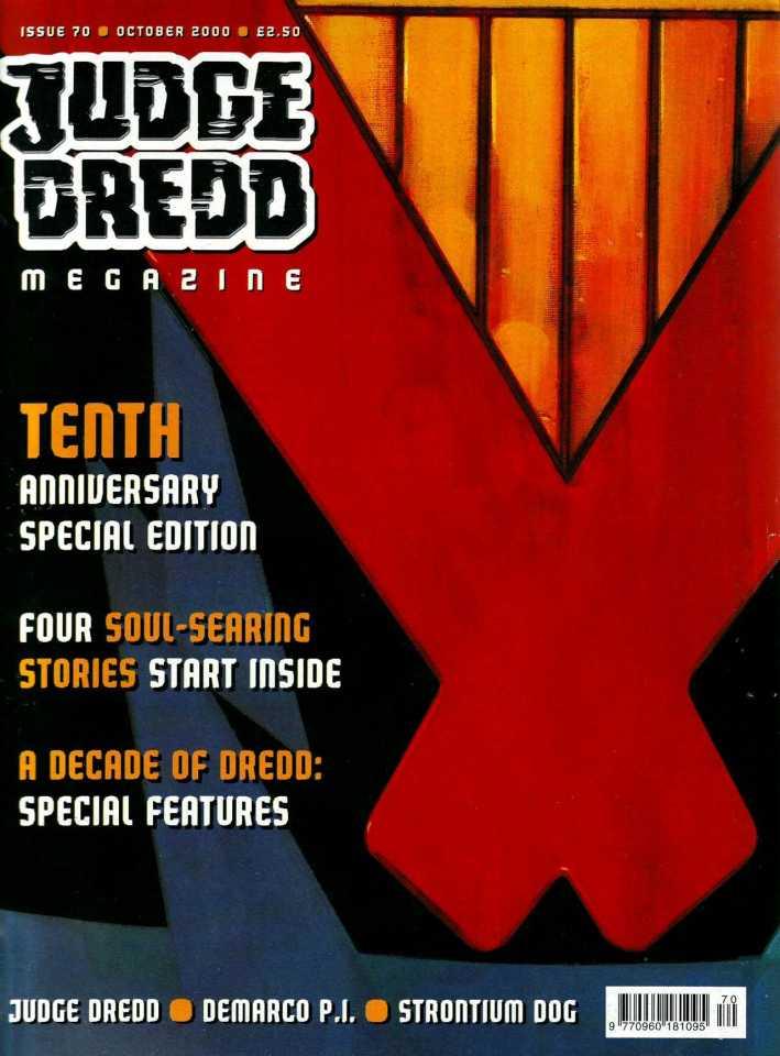 Judge Dredd: The Megazine #70 cover