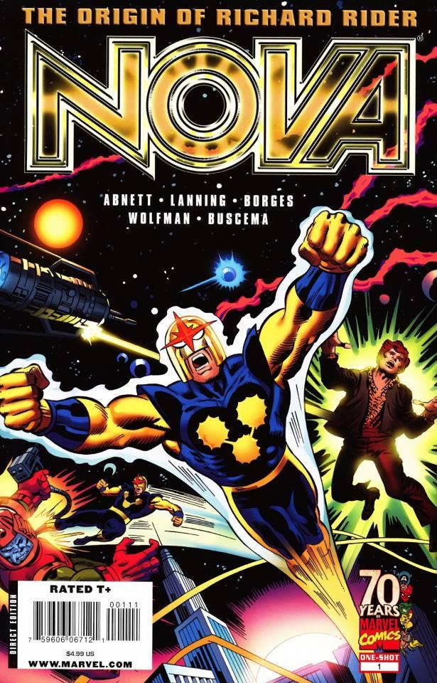 Nova: Origin of Richard Rider cover — © Marvel