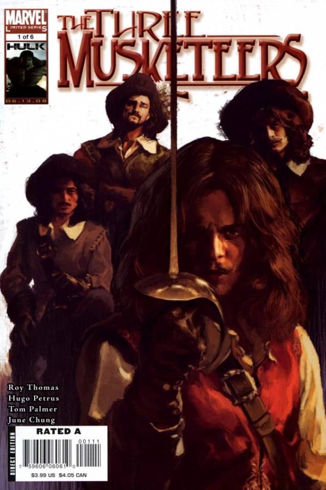Marvel Illustrated: The Three Musketeers cover — © Marvel