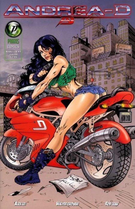 Andrea D cover — © Praxis Comics