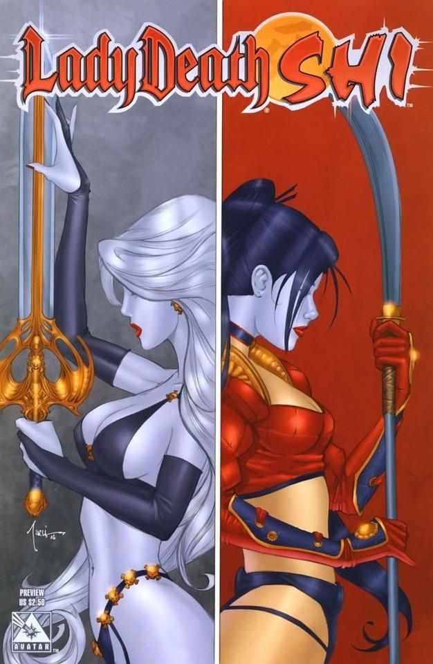 Lady Death/Shi Preview #1 cover