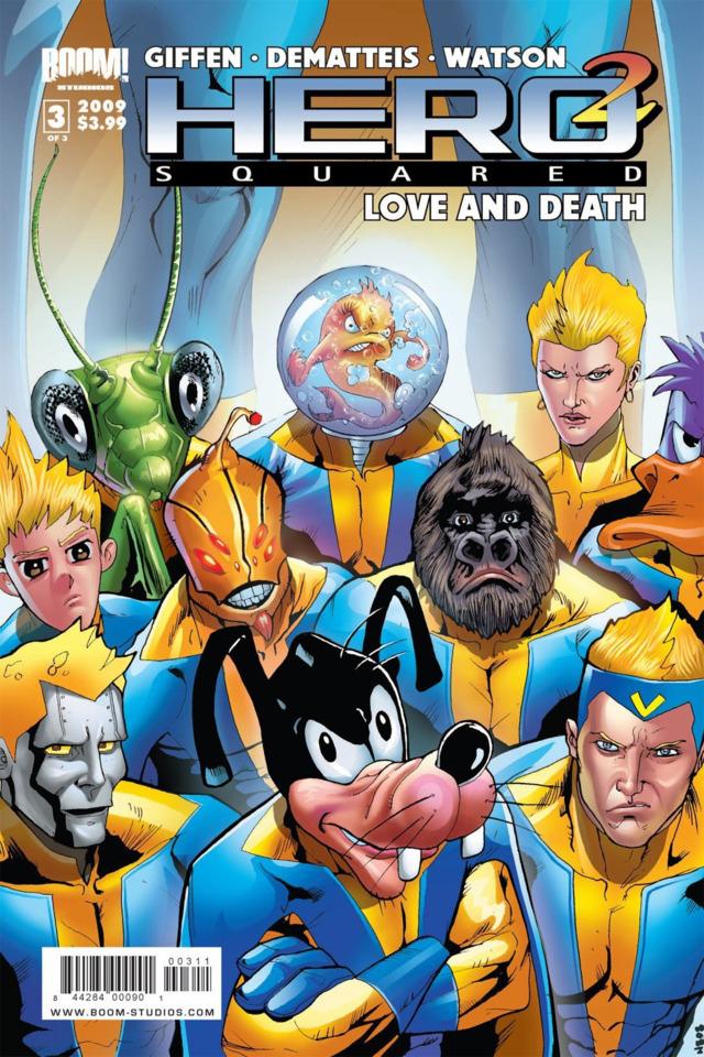 Hero Squared: Love and Death #3 cover