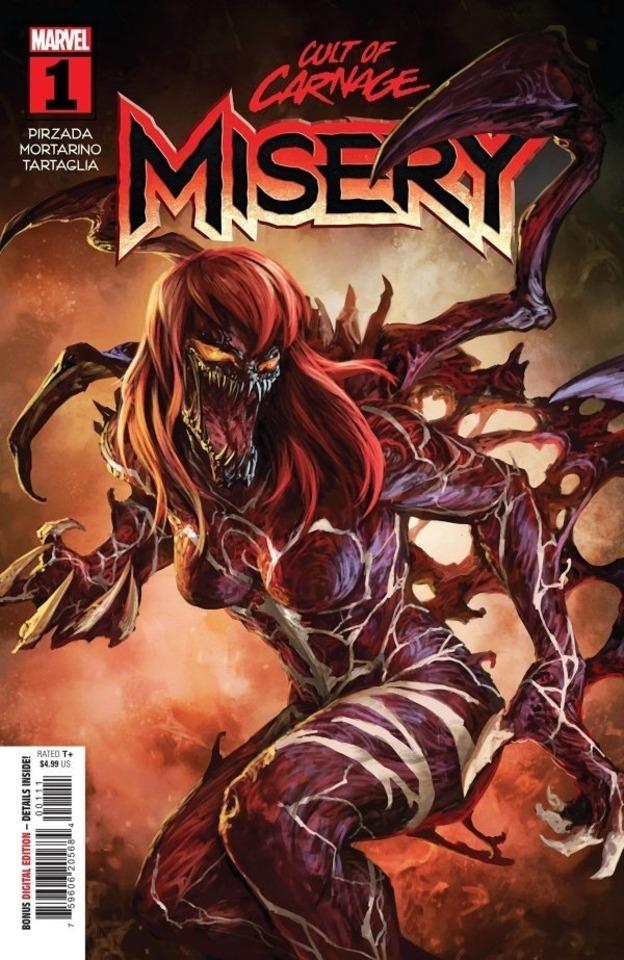 Cult of Carnage: Misery cover — © Marvel Comics