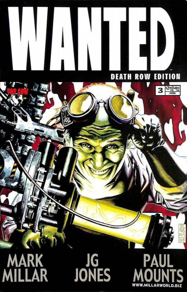 Wanted Death Row Edition #3 cover