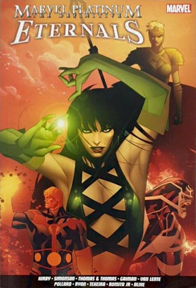 Marvel Platinum: The Definitive Eternals cover — © Marvel UK/Panini UK
