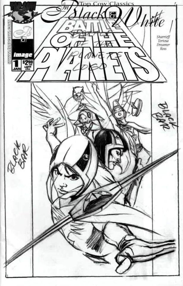 Top Cow Classics in Black and White: Battle of the Planets
