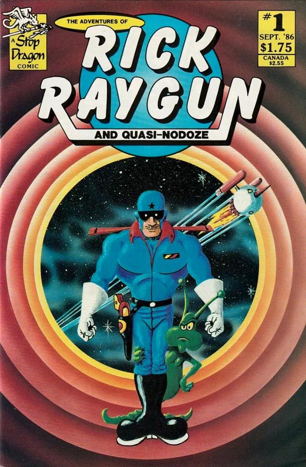 The Adventures of Rick Raygun cover — © Stopdragon