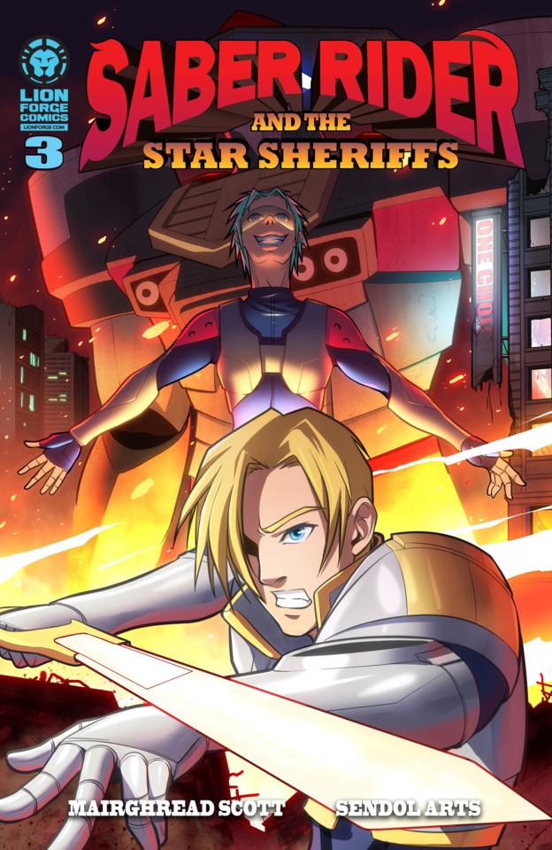 Saber Rider and the Star Sheriffs #3 cover