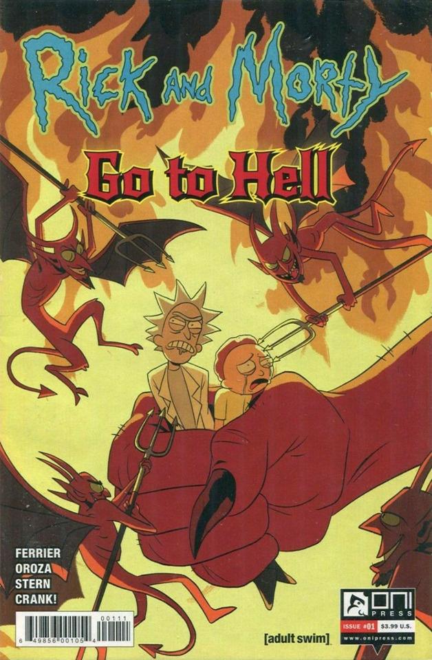 Rick and Morty Go To Hell #1 cover