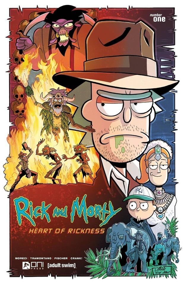 Rick and Morty: Heart of Rickness cover — © Oni Press