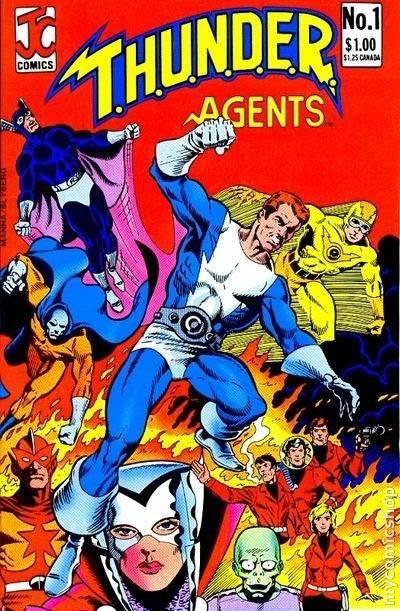 T.H.U.N.D.E.R. Agents cover — © JC Productions