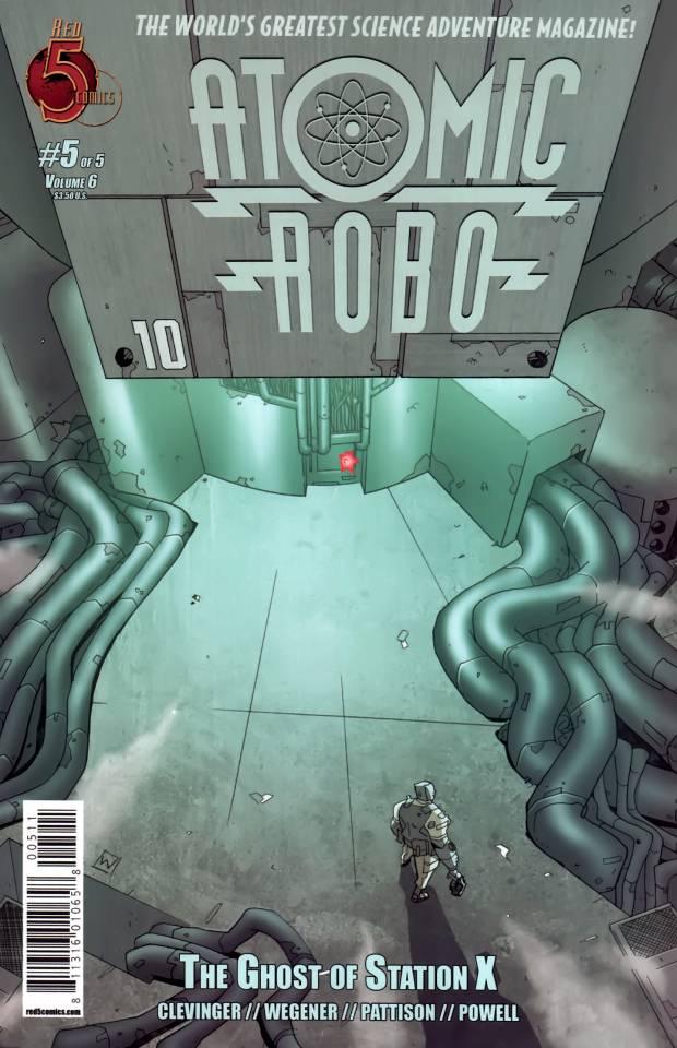 Atomic Robo and the Ghost of Station X #5 cover